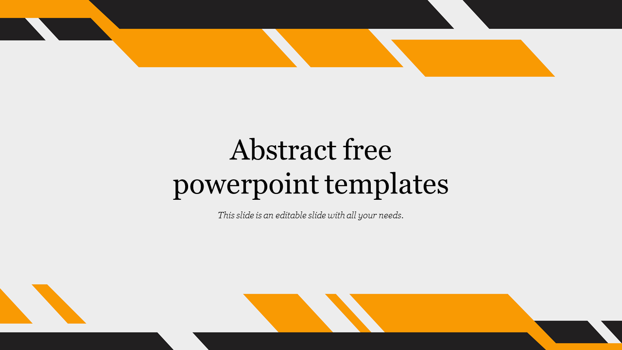 abstract free powerpoint templates